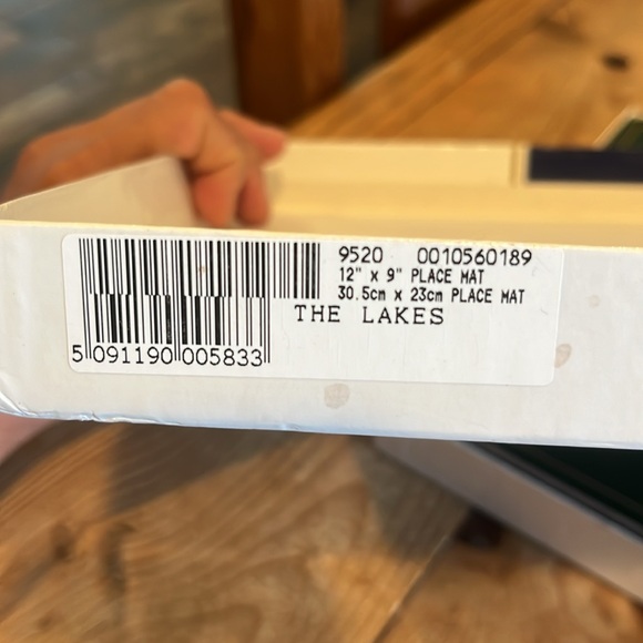 Pimpernel Cork Placemats The Lakes 12”x9” Set of Six - Picture 10 of 10